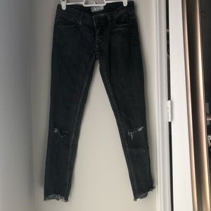 Free People Busted Knee Skinny Jeans